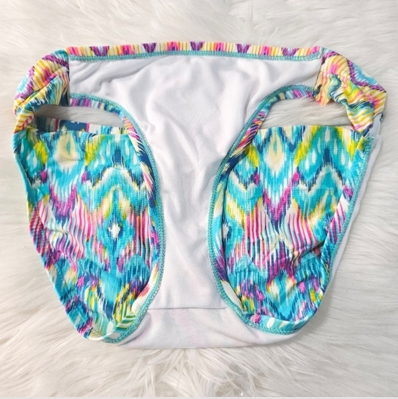 KENNETH COLE REACTION MEDIUM VIBRANT COLORFUL TEAL BABY DOLL - Picture 9 of 13